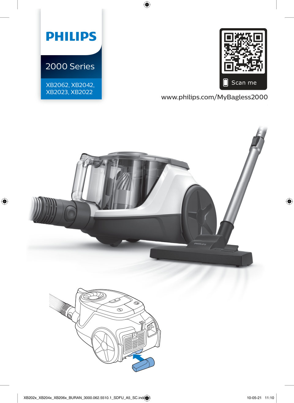 Пылесос Philips XB2022/01