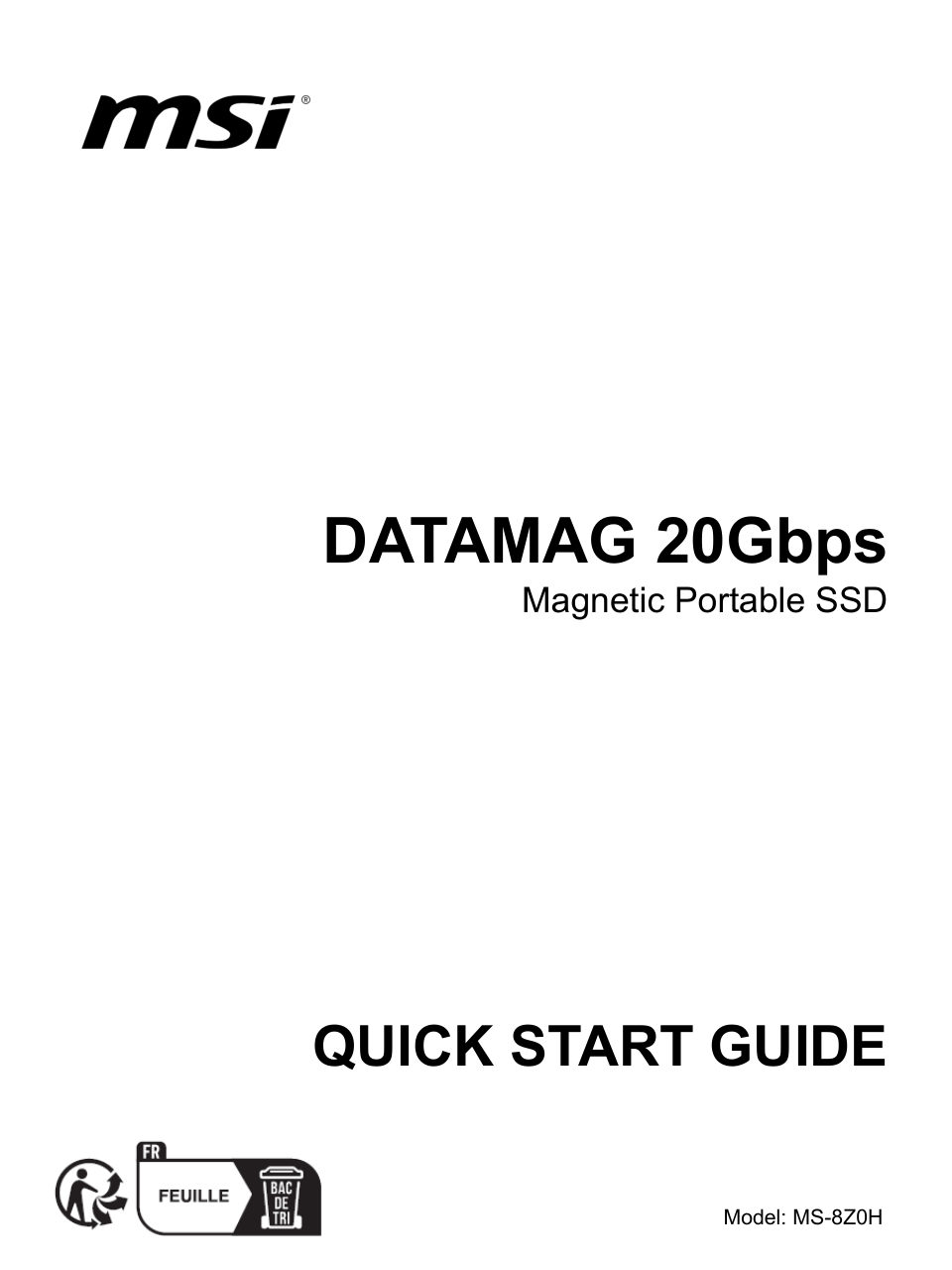 1024 ГБ Внешний SSD MSI DATAMAG [S78-440L0B0-P83]