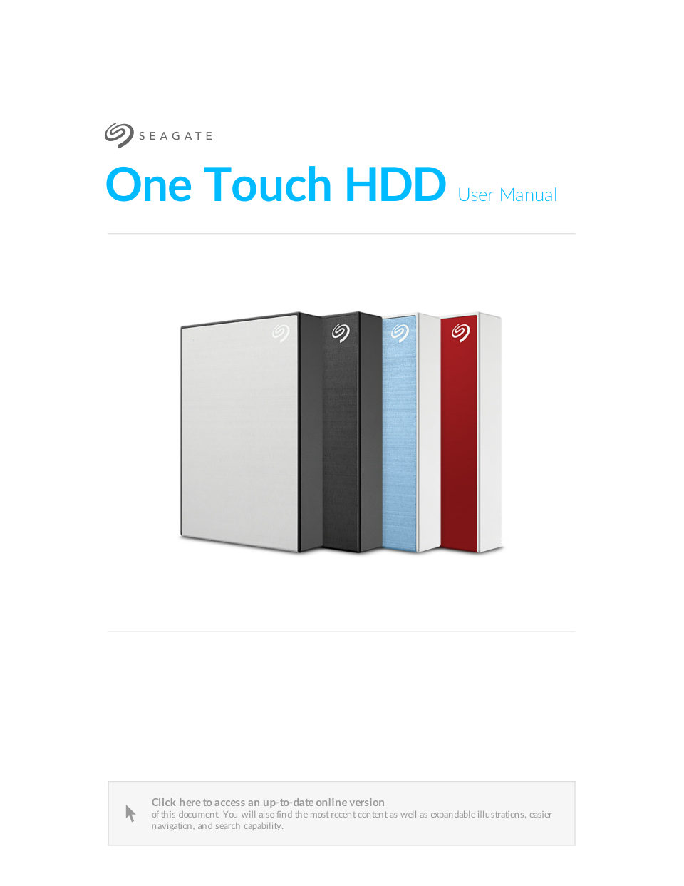 1 ТБ Внешний HDD Seagate One Touch [STKY1000400]