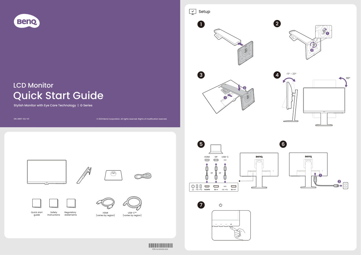 23.8" Монитор BenQ GW2486TC