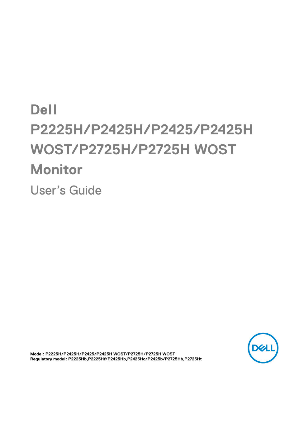 23.8" Монитор Dell P2425H