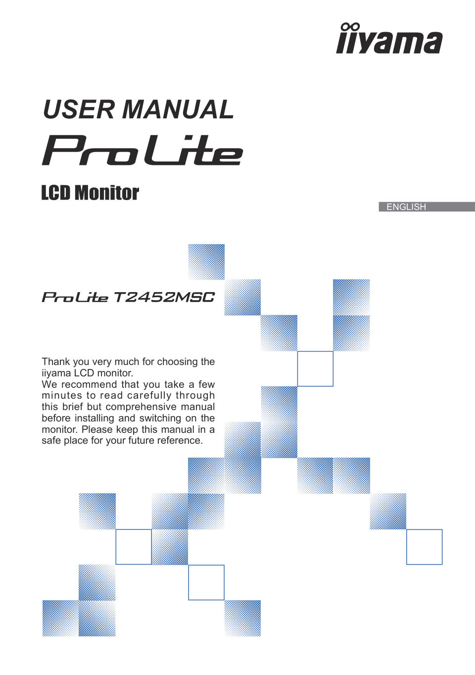 23.8" Монитор Iiyama ProLite T2452MSC-B1