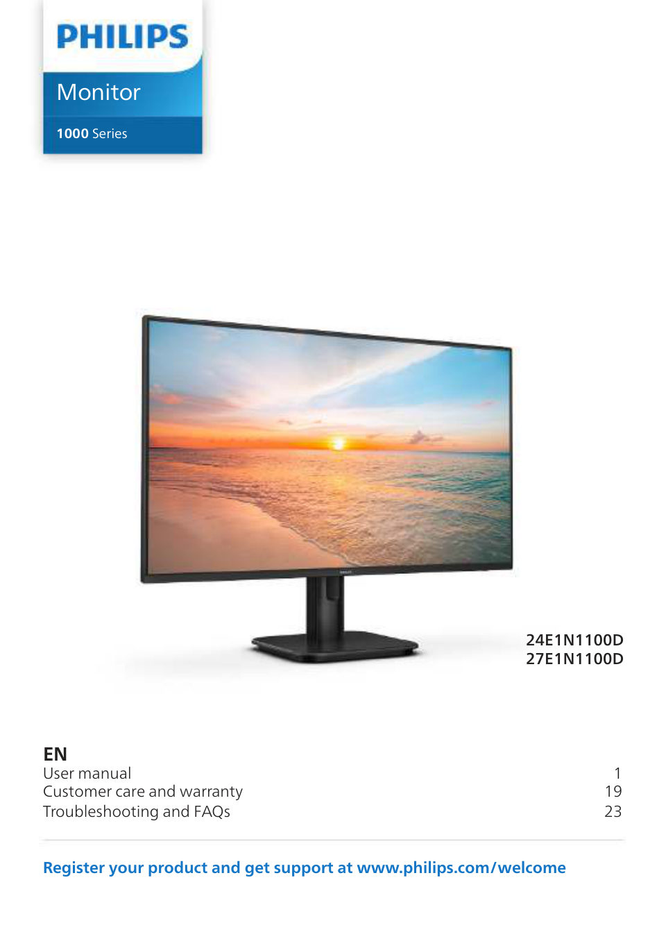 23.8" Монитор Philips 24E1N1100D