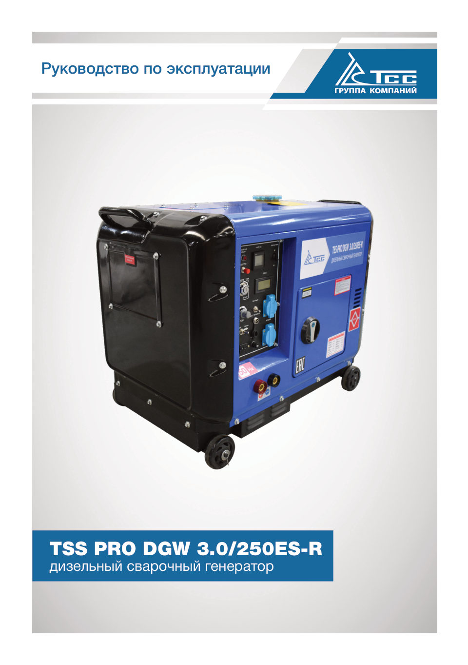 Электрогенератор бензиновый ТСС PRO DGW 3.0/250ES-R