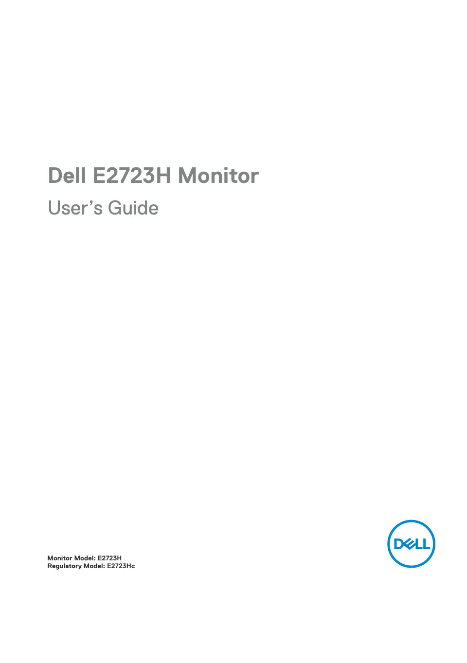27" Монитор Dell E2723H