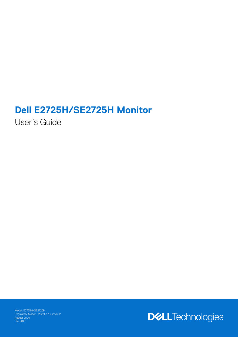 27" Монитор Dell SE2725H