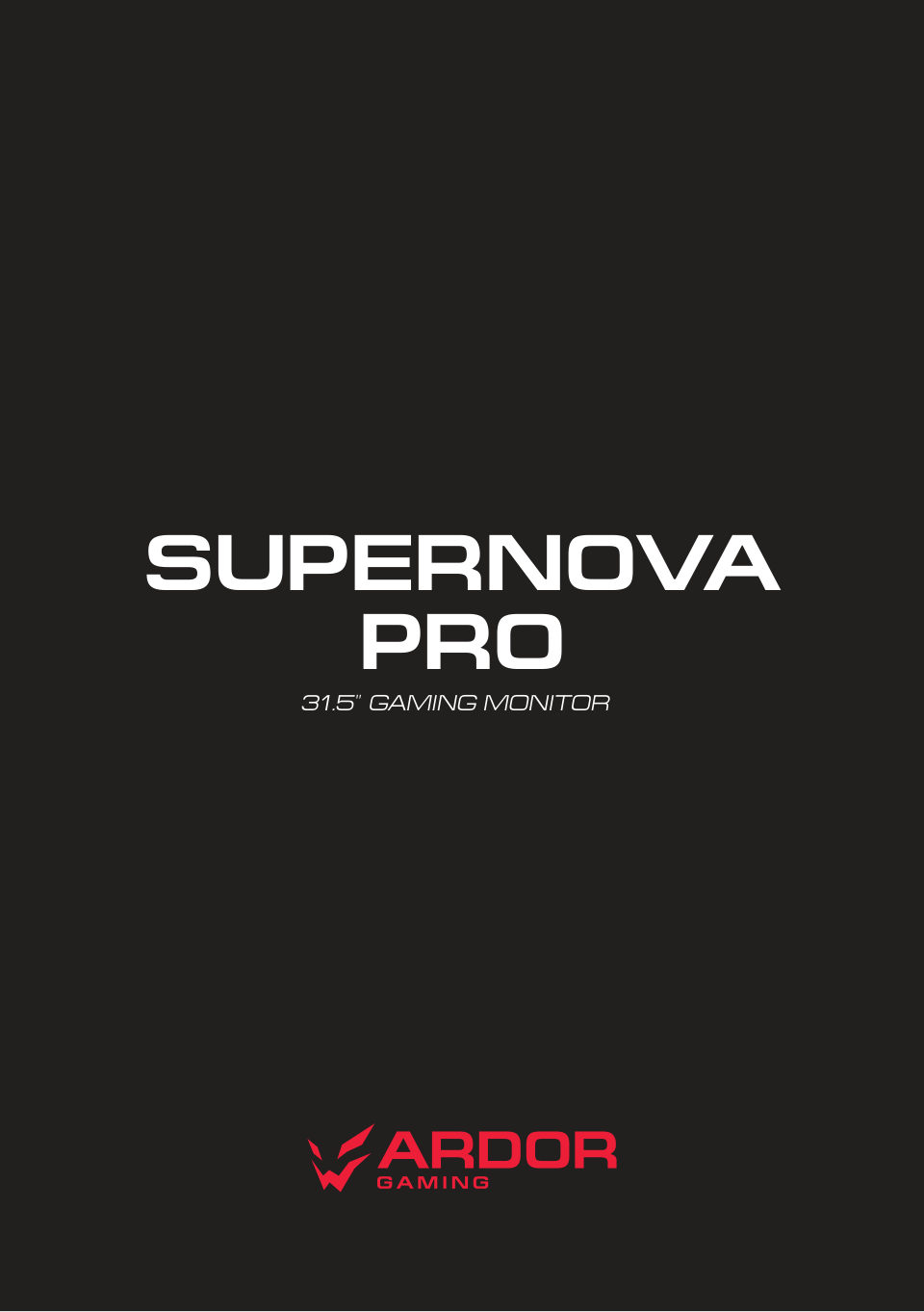 31.5" Монитор ARDOR GAMING SUPERNOVA PRO AQ32H1UE