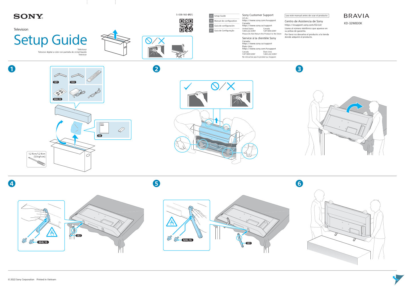 32" (80 см) Телевизор Sony KD-32W830K