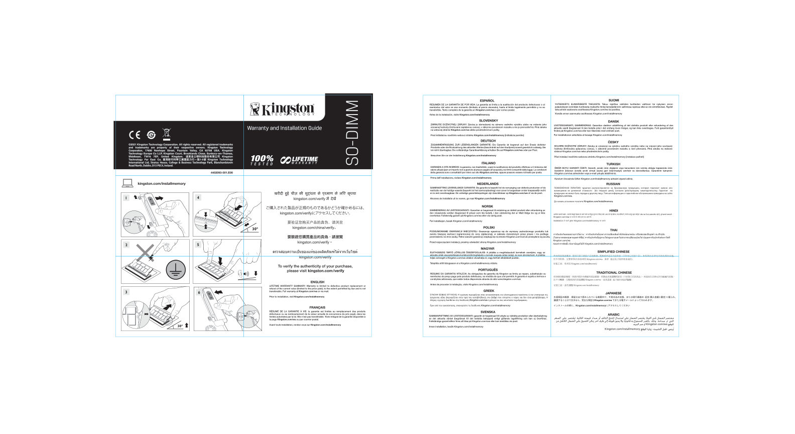 SODIMM Kingston ValueRAM [KVR32S22S8/8] 8