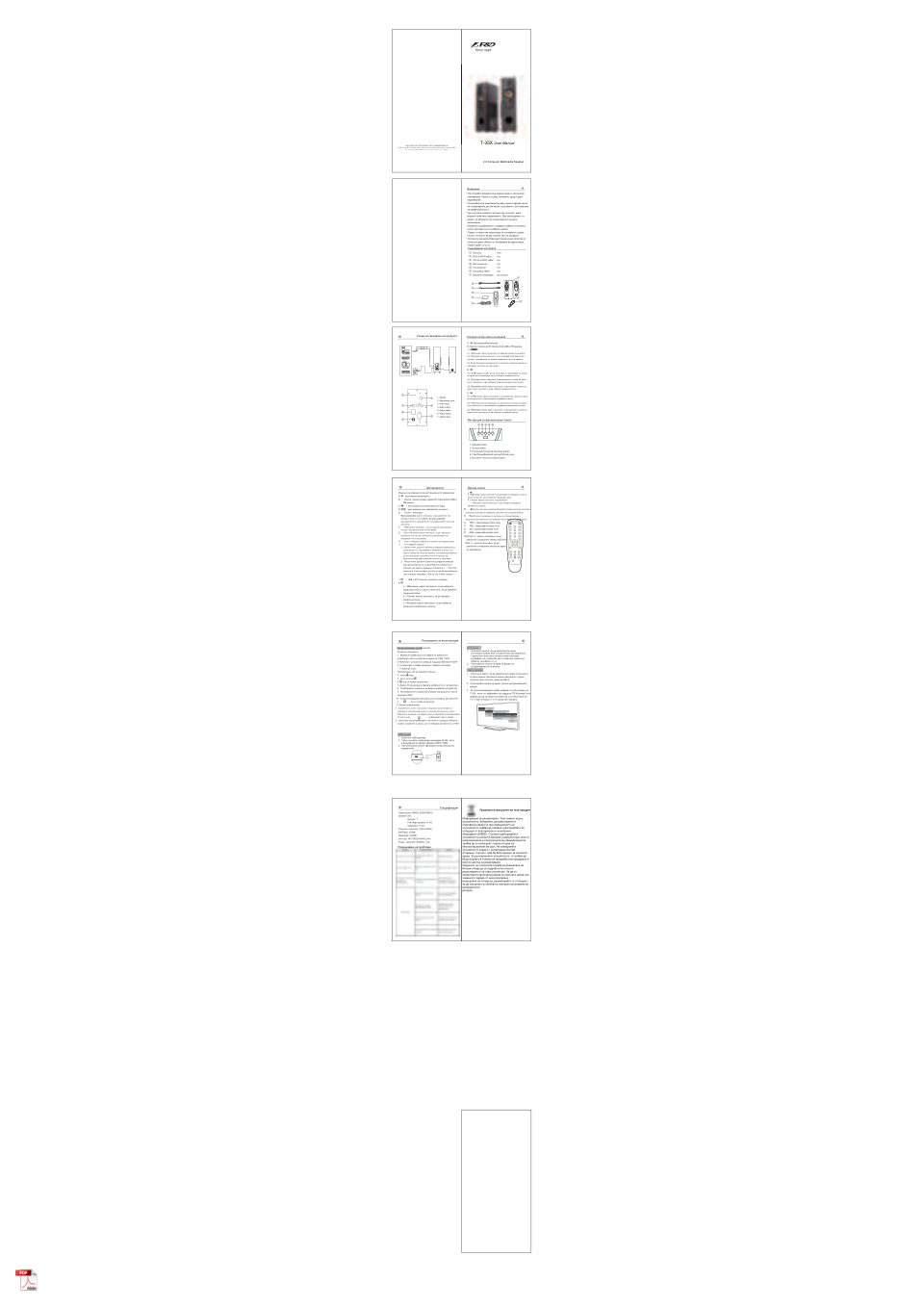 Аудиосистема F&D T-35X