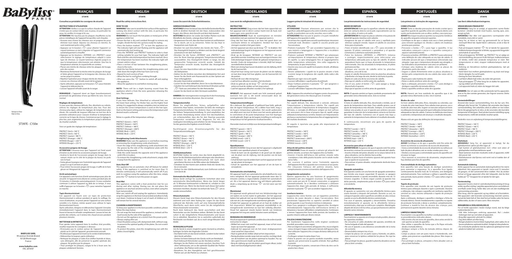 BaByliss ST397E