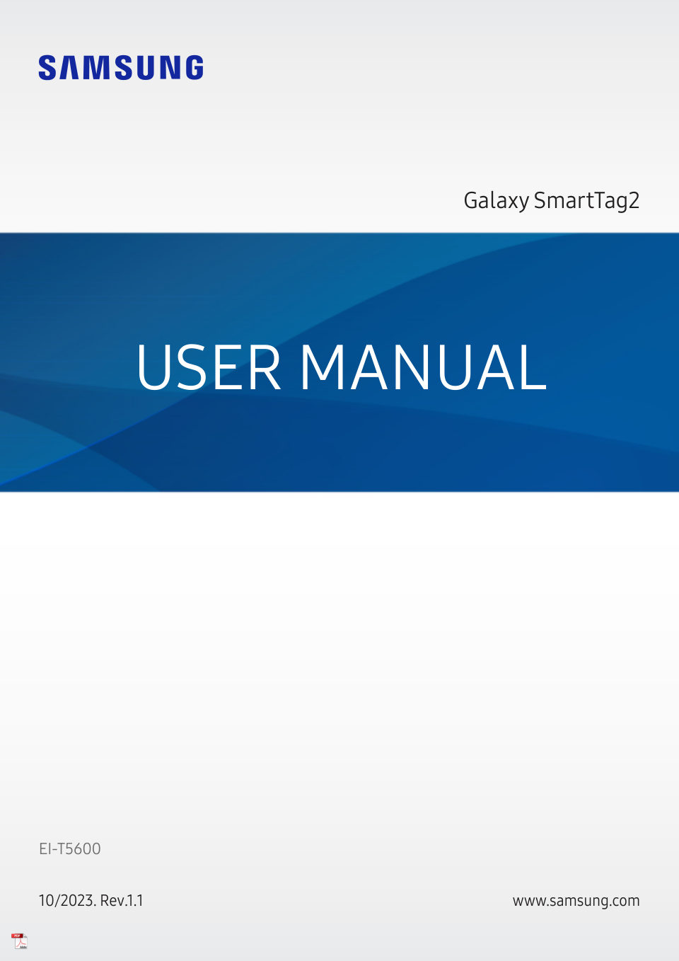 Беспроводная метка Samsung Galaxy SmartTag2 белый,