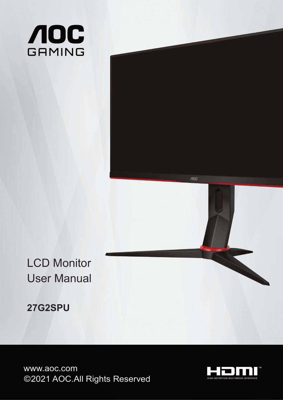 27" Монитор AOC 27G2SPU/BK