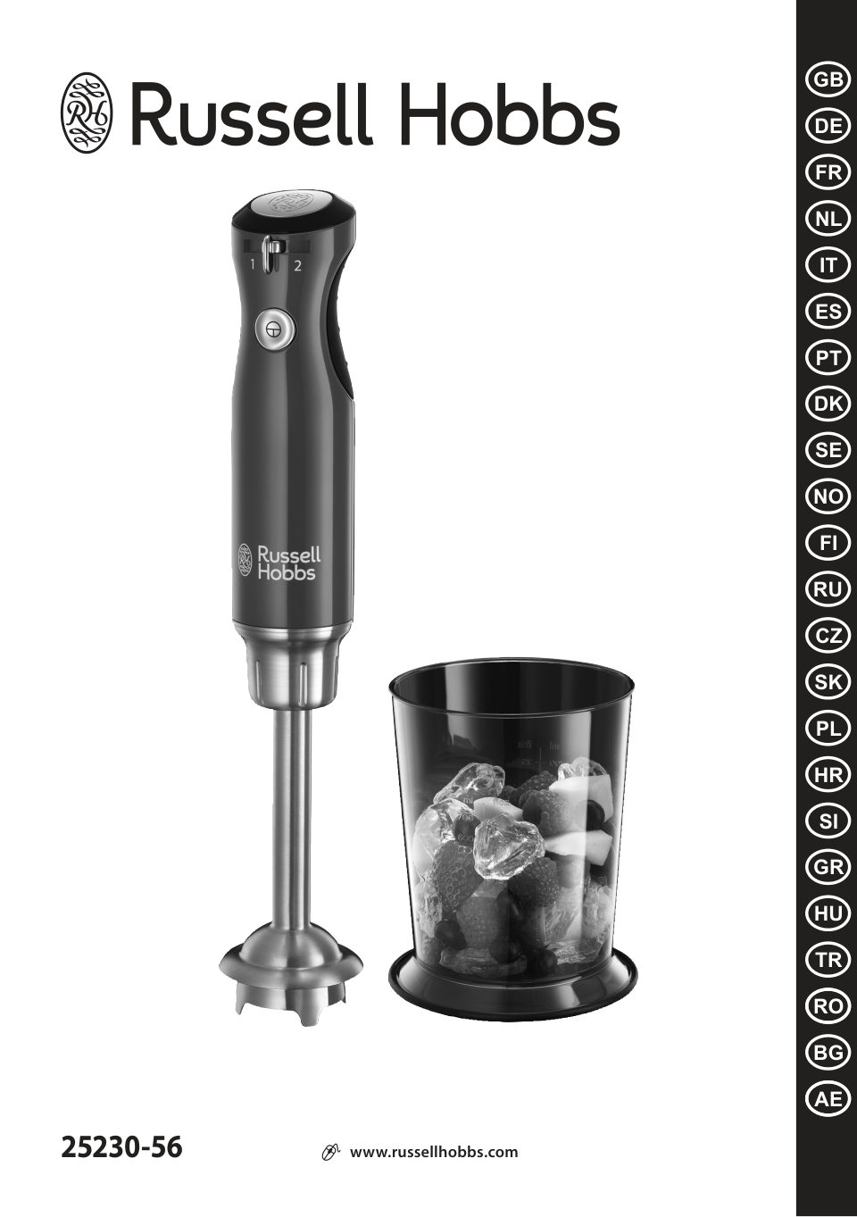 Блендер погружной Russell Hobbs Retro Hand Blender
