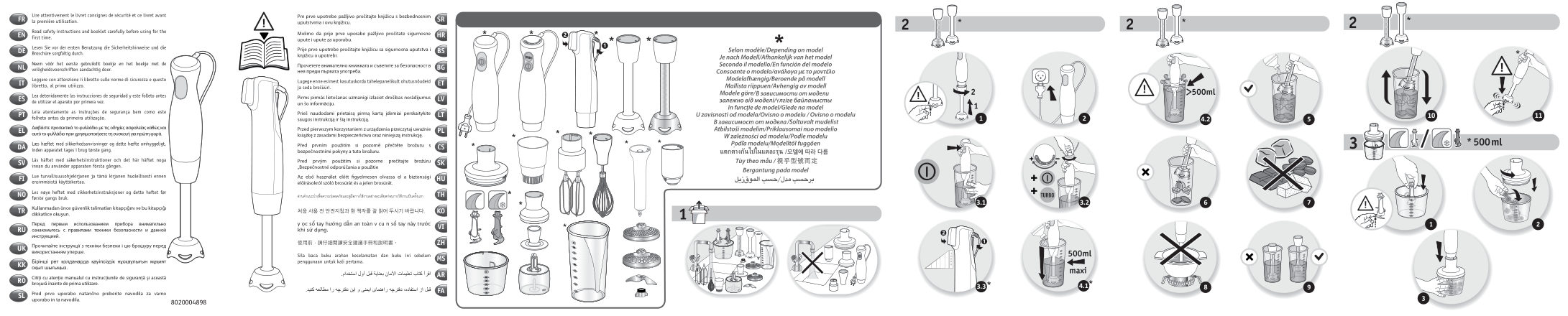 Блендер погружной Tefal InfinyForce HB944138