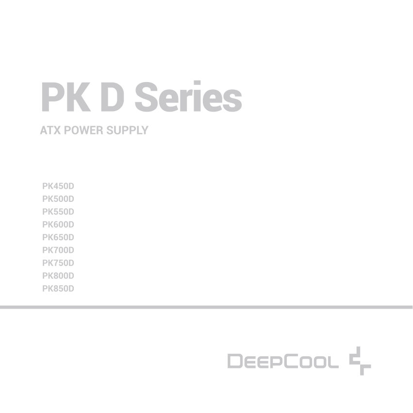 Блок питания DEEPCOOL GamerStorm PK550D