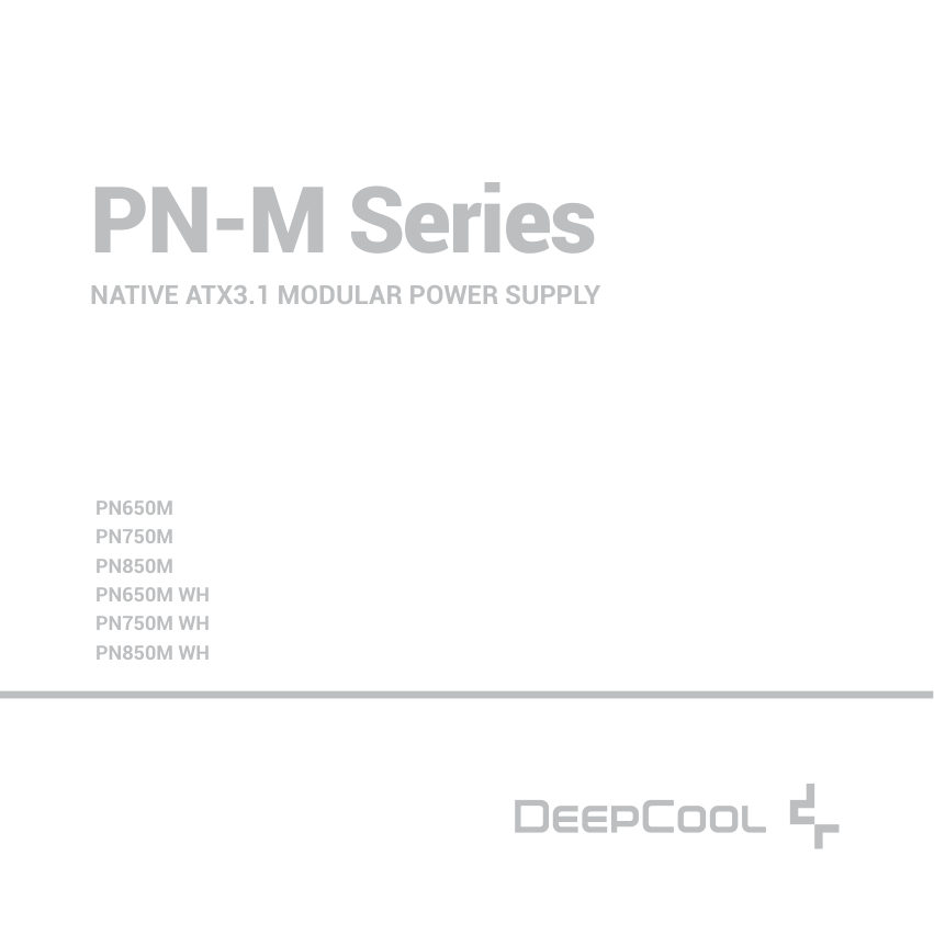 Блок питания DEEPCOOL GamerStorm PN750M WH [R-PN750M-FC0W-WGEU]