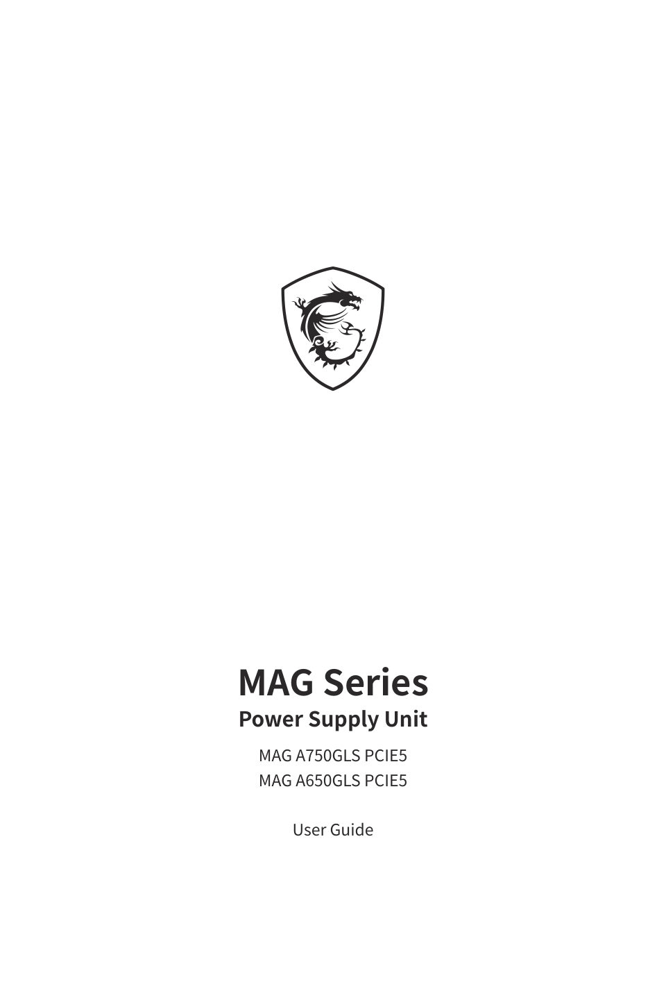 Блок питания MSI MAG A750GLS PCIE5 [306-7ZPHX11-HD8]