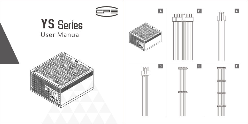 Блок питания PCCooler YS1200 [P5-YS1200-G1FFBK1-EU]