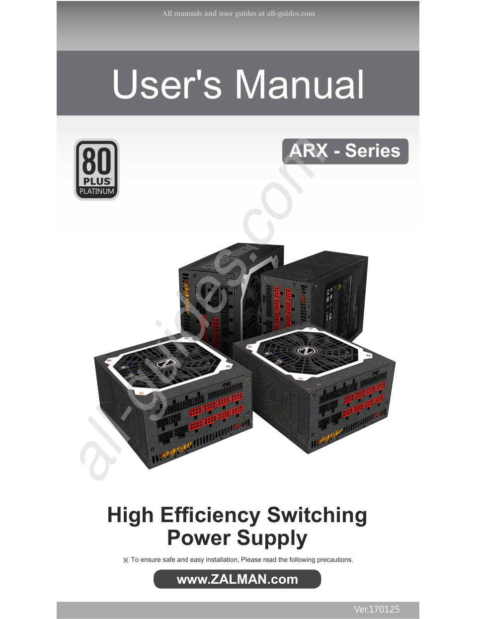 Блок питания ZALMAN ARX 750W [ZM750-ARX]
