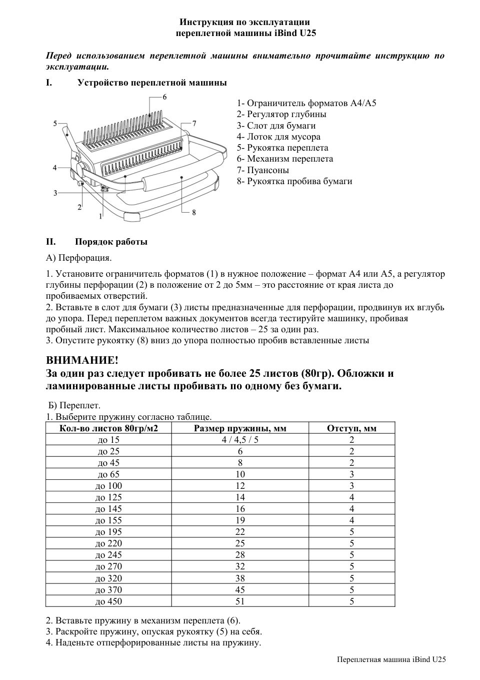 Брошюровщик Реалист iBind U25