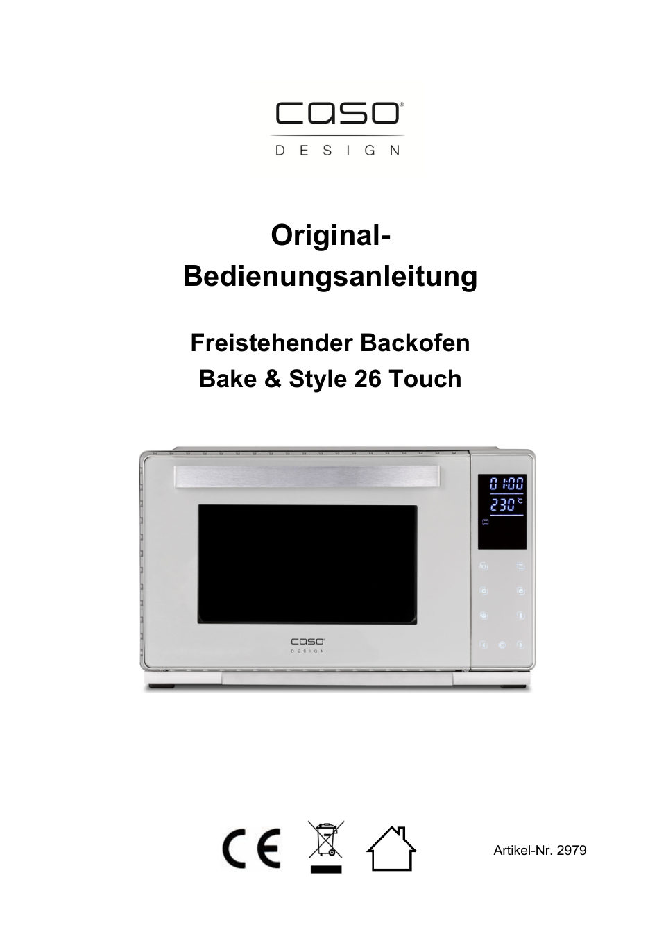 CASO TO Bake & Style 26 Touch