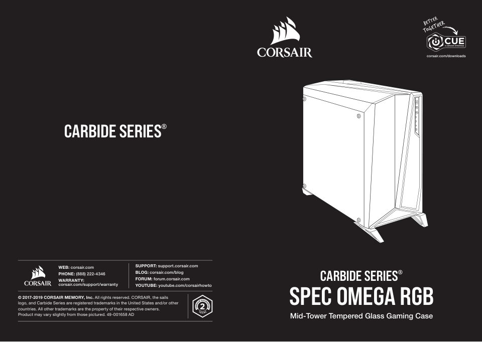 Corsair Carbide Series SPEC-OMEGA RGB [CC-9011141-WW]