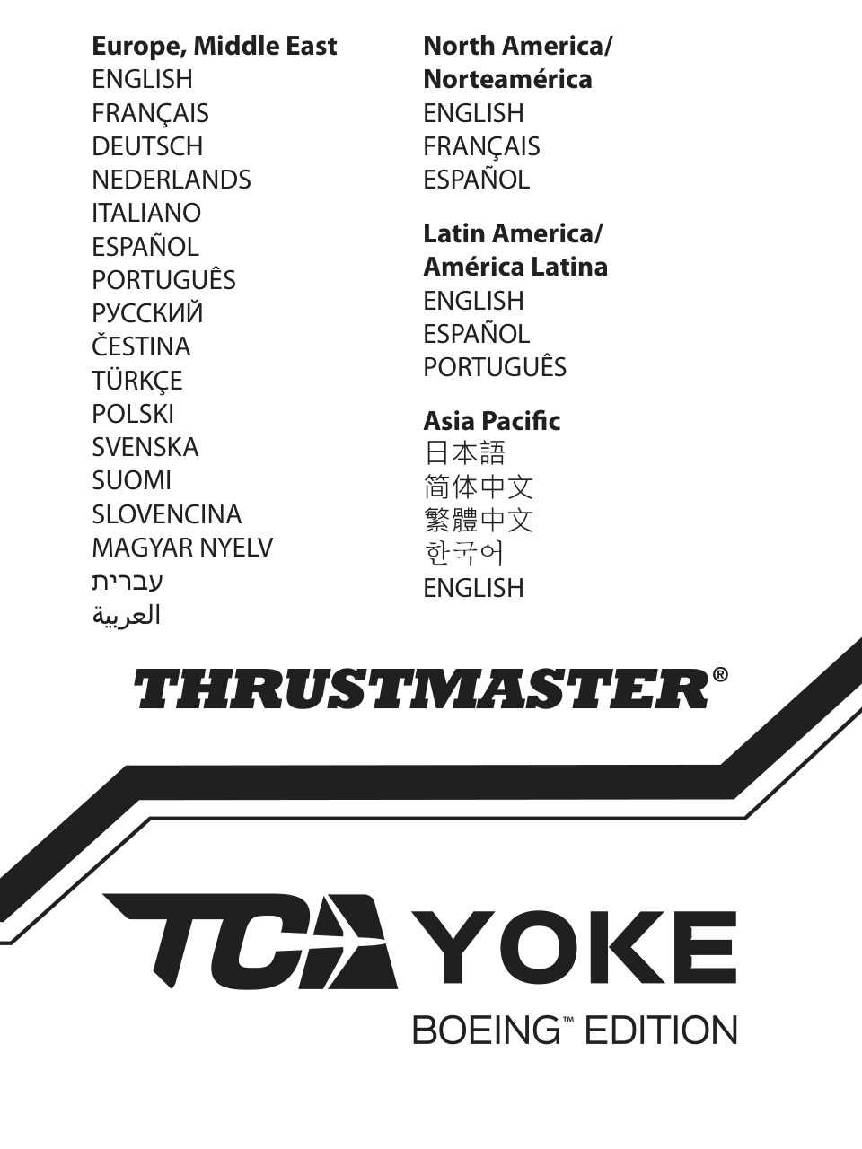 Джойстик Thrustmaster TCA Yoke Pack Boeing Edition