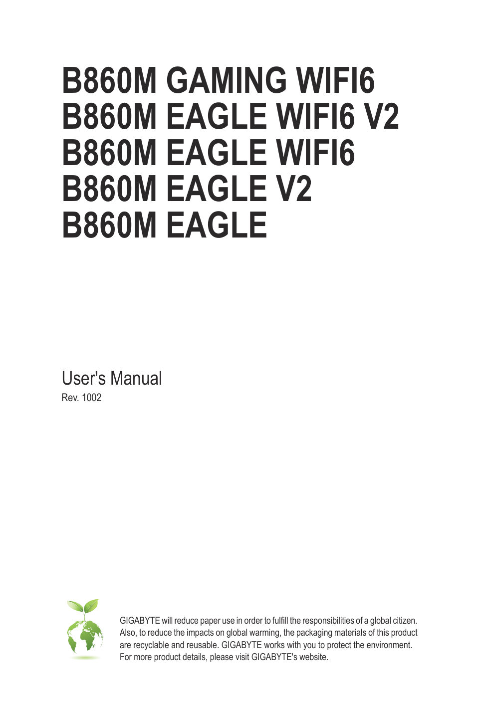 Материнская плата GIGABYTE B860 EAGLE / EAGLE WIFI6E
