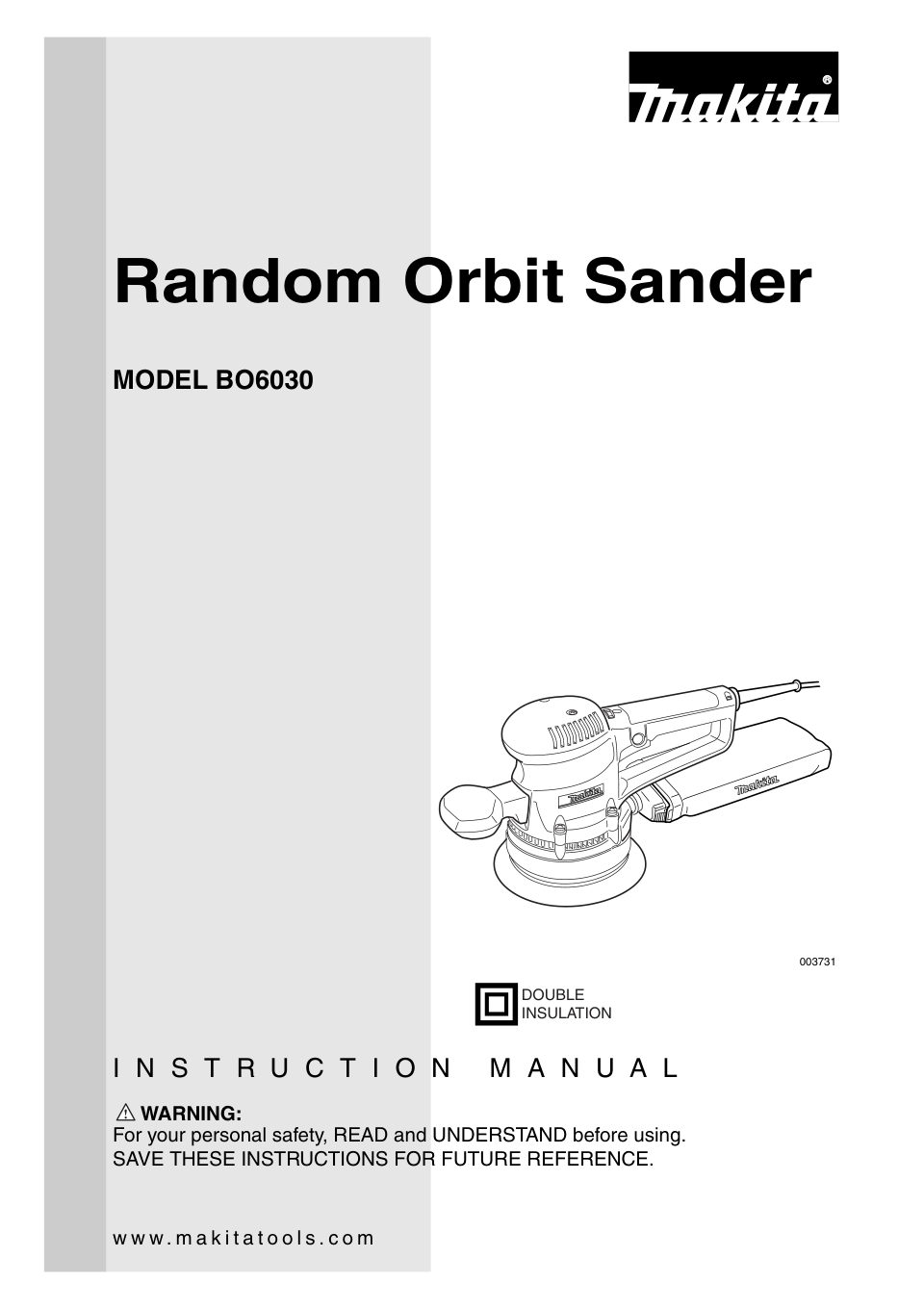 Эксцентриковая шлифмашинка Makita BO6030