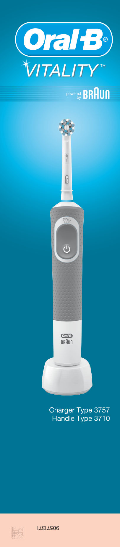 Электрическая зубная щетка Braun Oral-B Vitality D100.413.1 3D