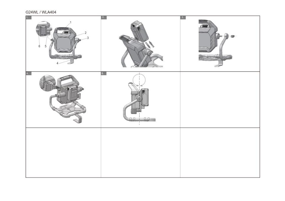 Фонарь GreenWorks G24WL