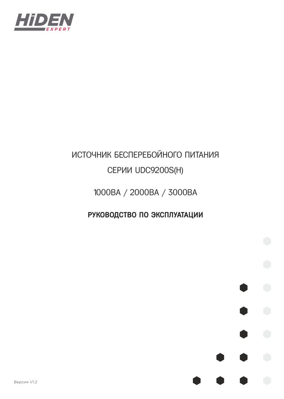 ИБП HIDEN EXPERT UDC9202S-RT