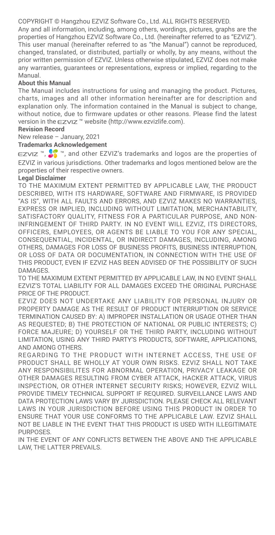 IP-камера EZVIZ CS-H3 (5MP) 2.8 мм