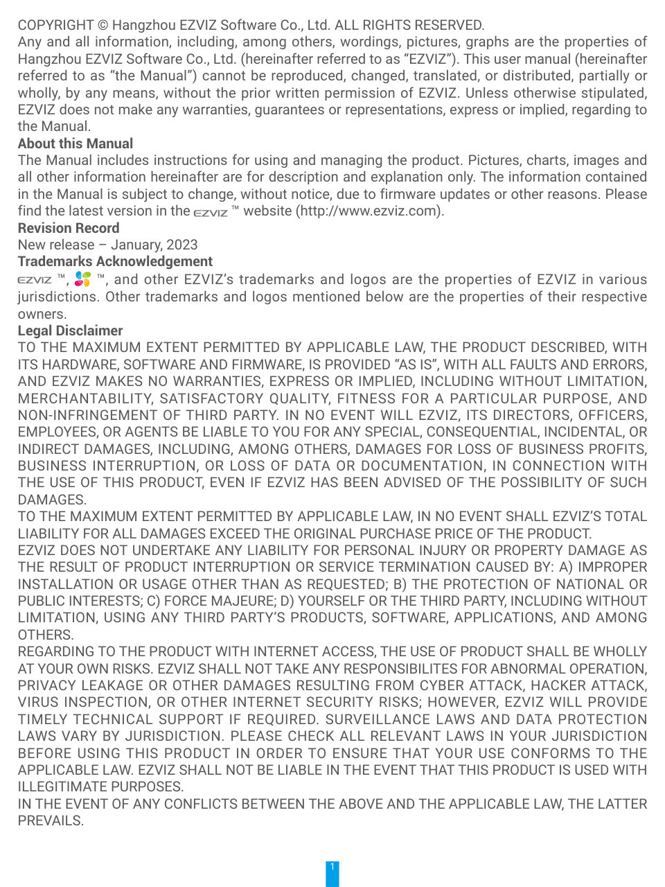 IP-камера EZVIZ H8c 4G 4 мм