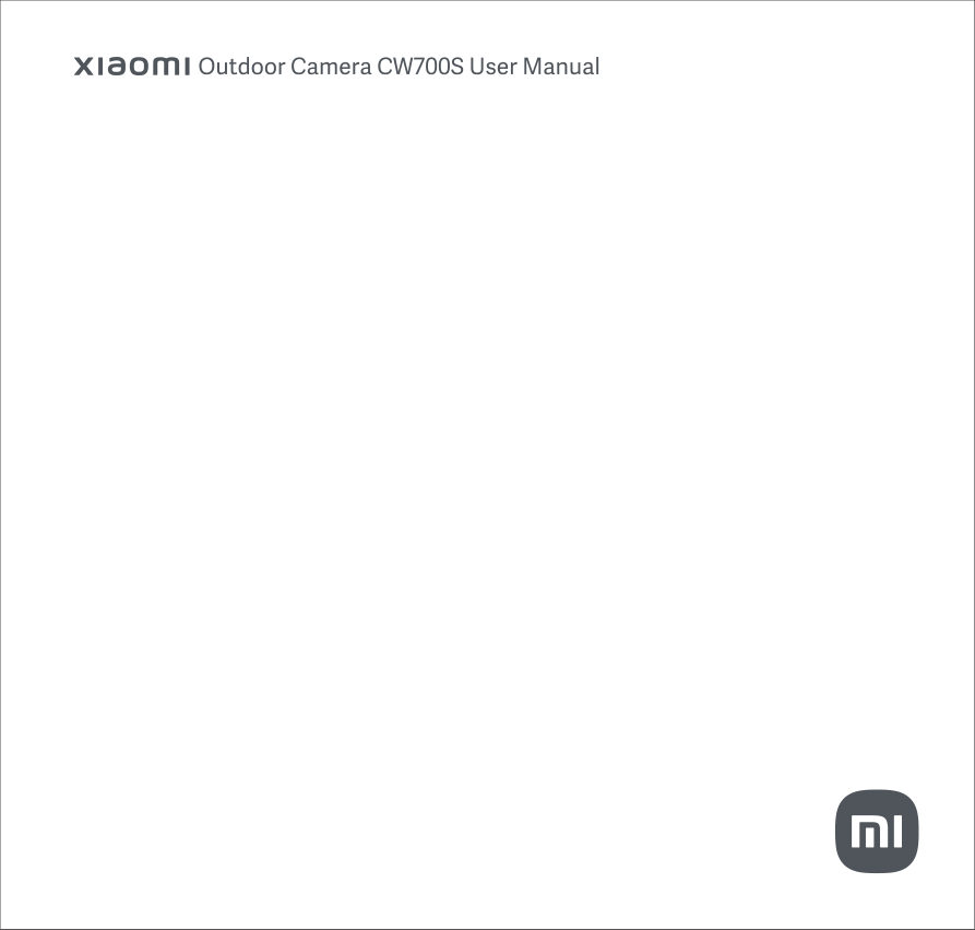 IP-камера Xiaomi Outdoor Camera CW700S