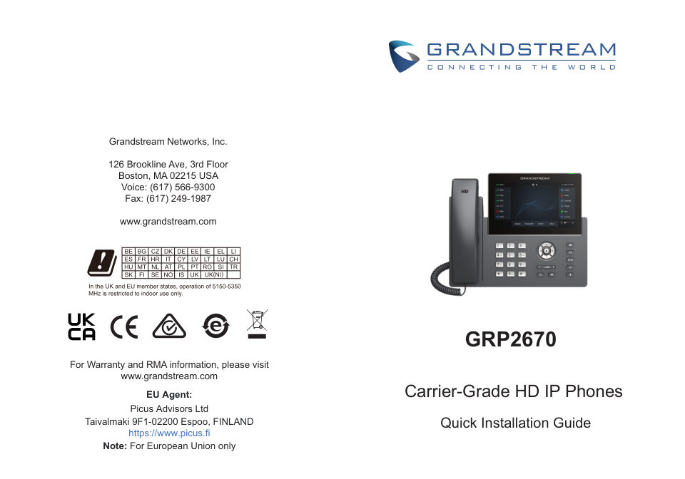 IP-телефон Grandstream GRP-2670