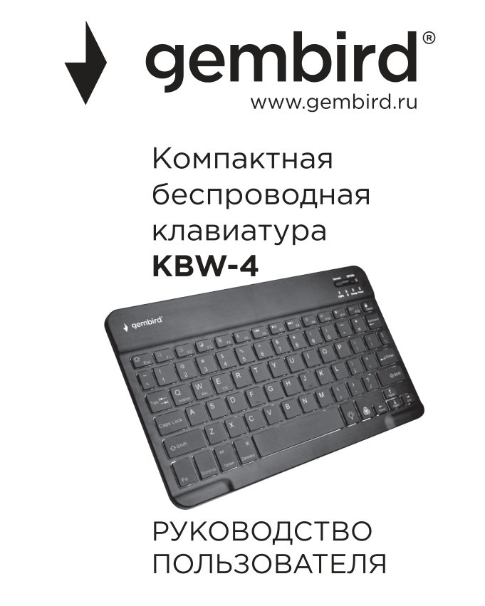 Клавиатура беспроводная Gembird KBW-4N