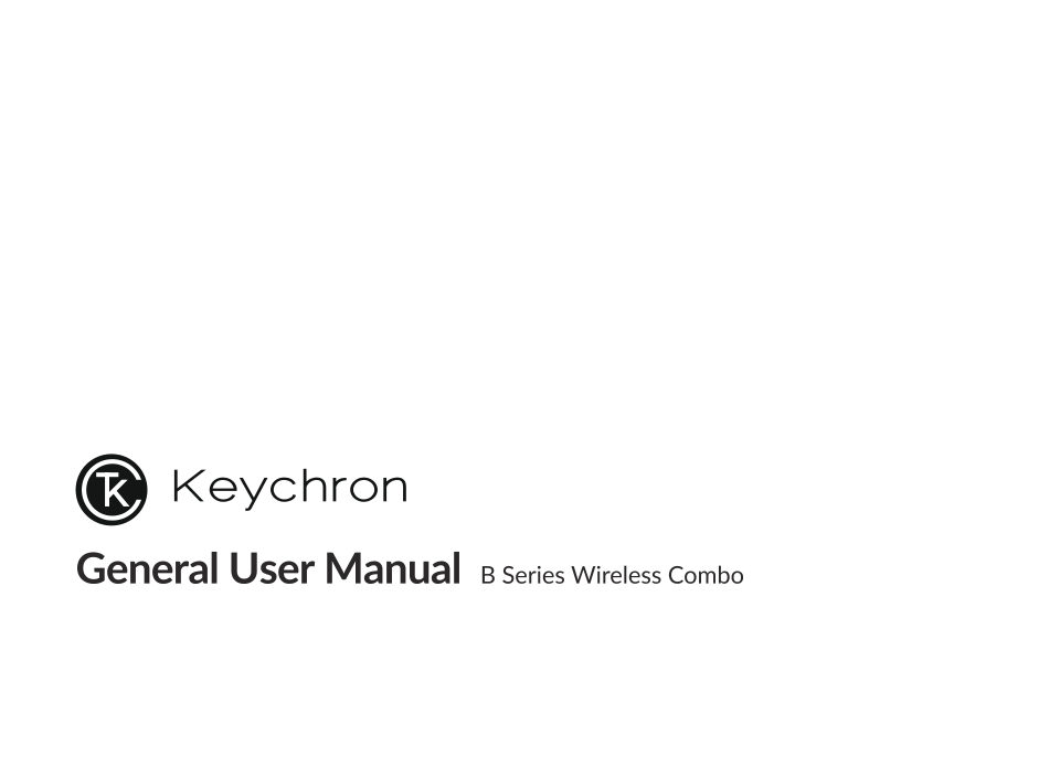 Клавиатура+мышь беспроводная Keychron B36 Keyboard and BM25 Mouse Wireless Combo