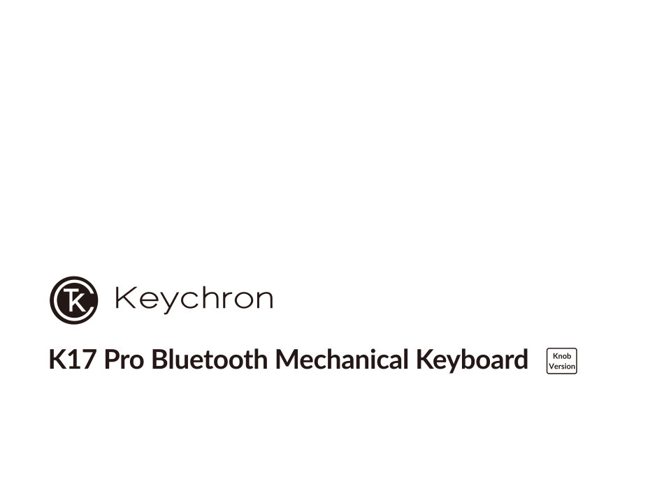 Клавиатура проводная + беспроводная Keychron K17 Pro