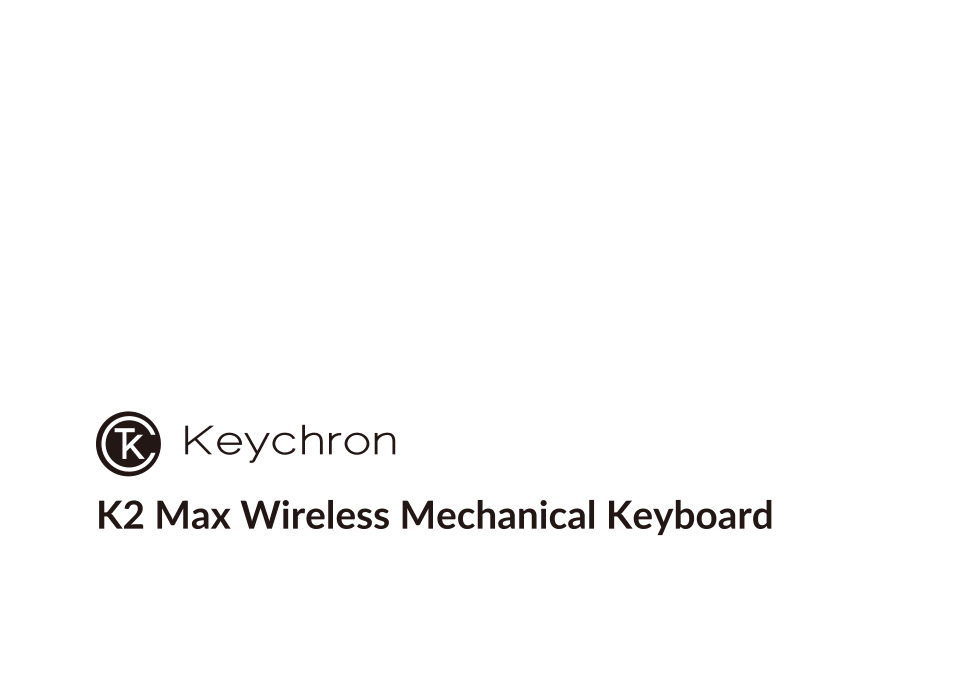 Клавиатура проводная + беспроводная Keychron K2 Max