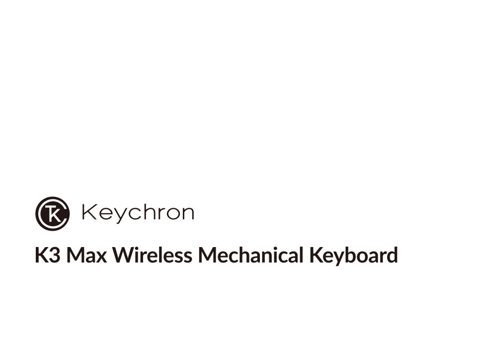 Клавиатура проводная + беспроводная Keychron K3 Max