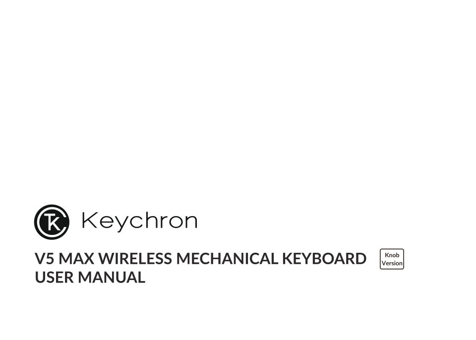 Клавиатура проводная + беспроводная Keychron V5 Max