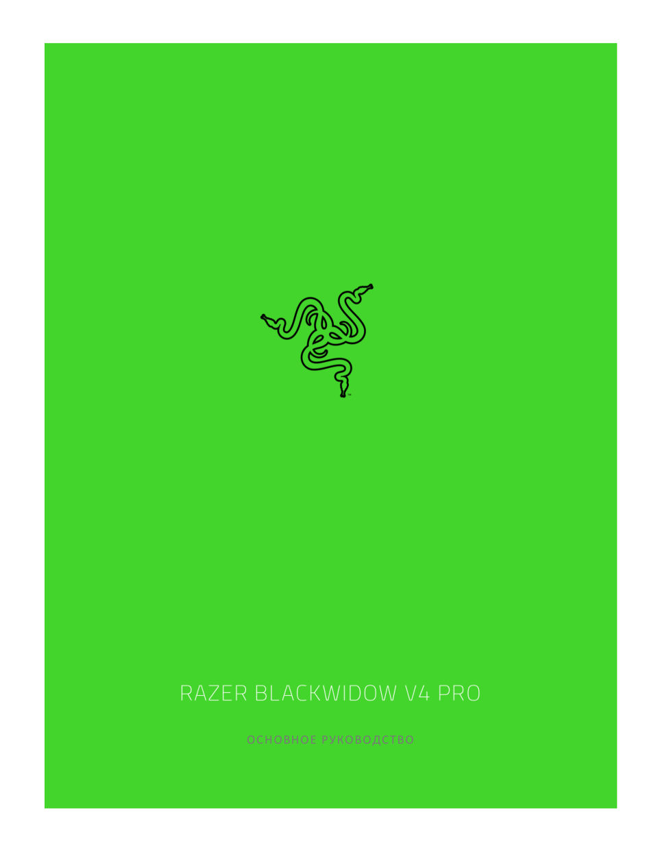 Клавиатура проводная Razer BlackWidow V4 Pro