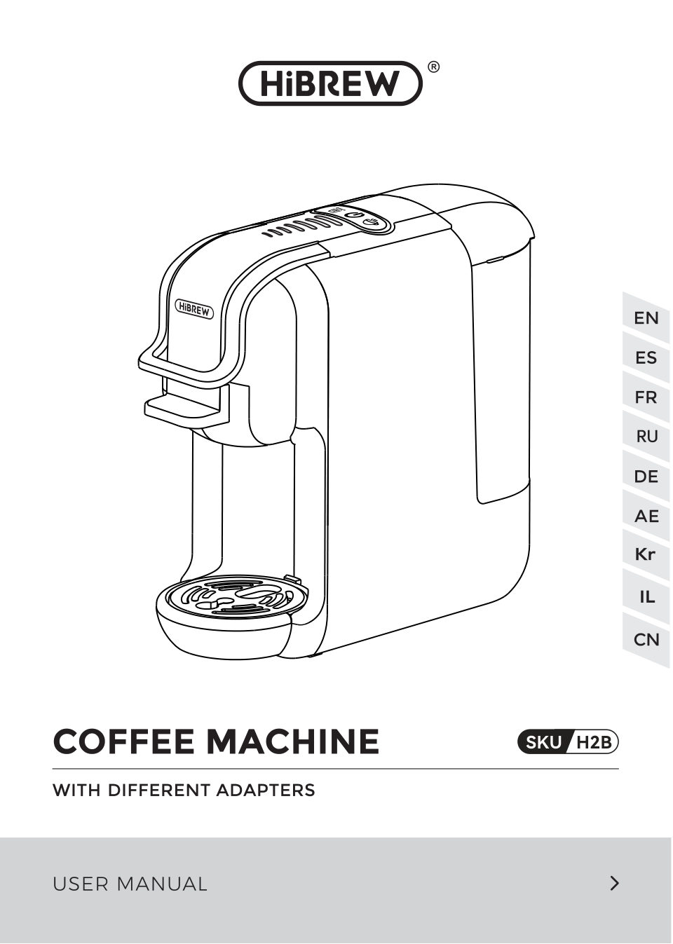 Кофемашина капсульная Hibrew H2B