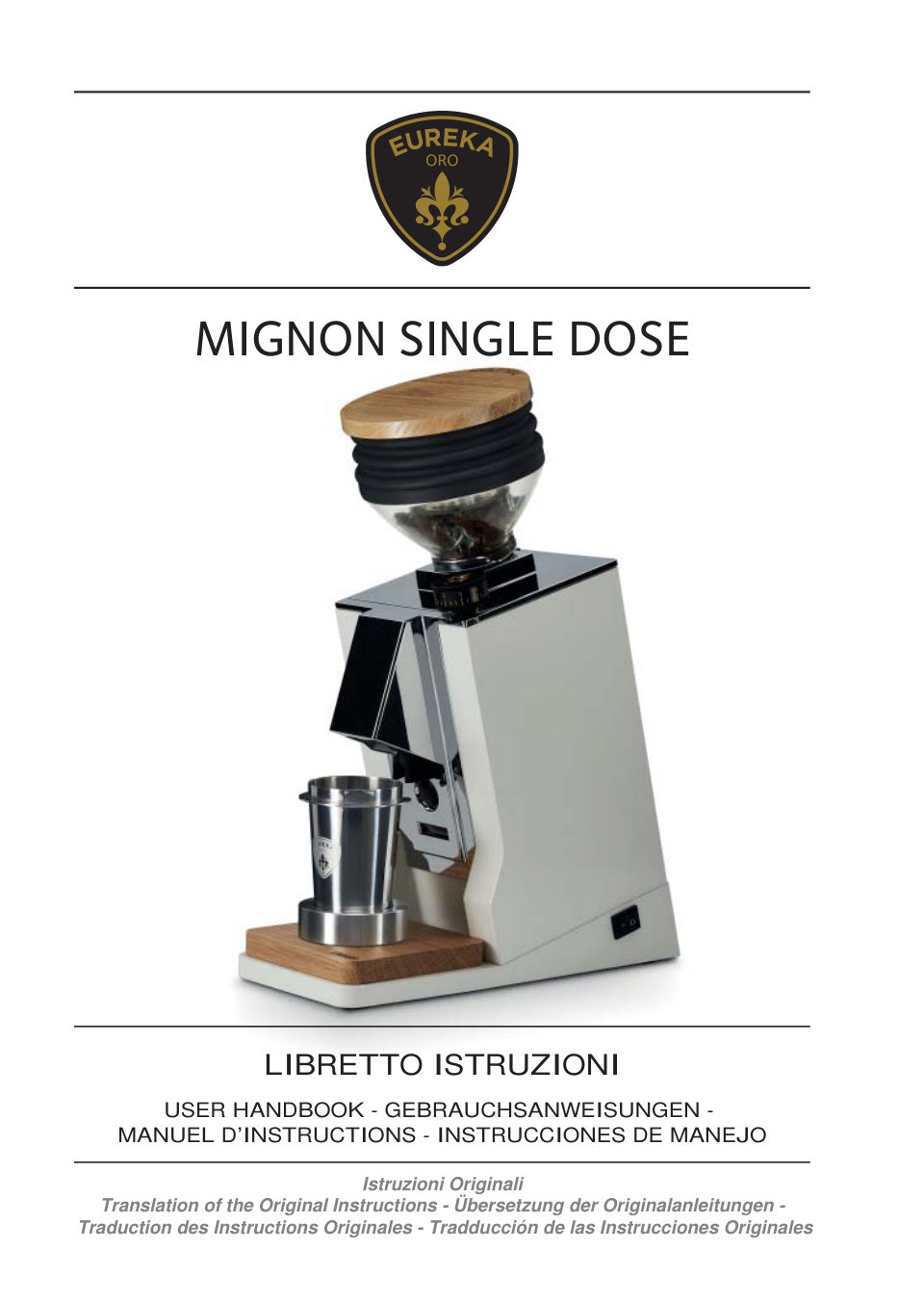 Кофемолка электрическая Eureka Mignon Single Dose 65 15BL Matt