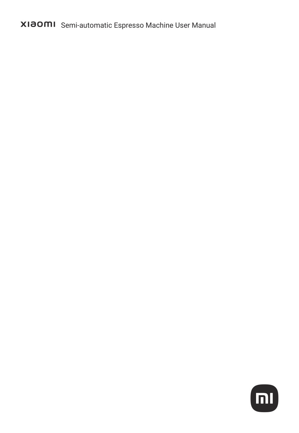 Кофеварка рожковая Xiaomi Semi automatic Espresso Machine