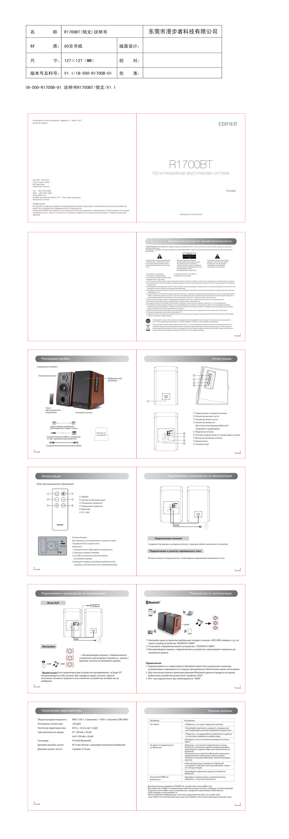 Колонки Edifier R1700BT