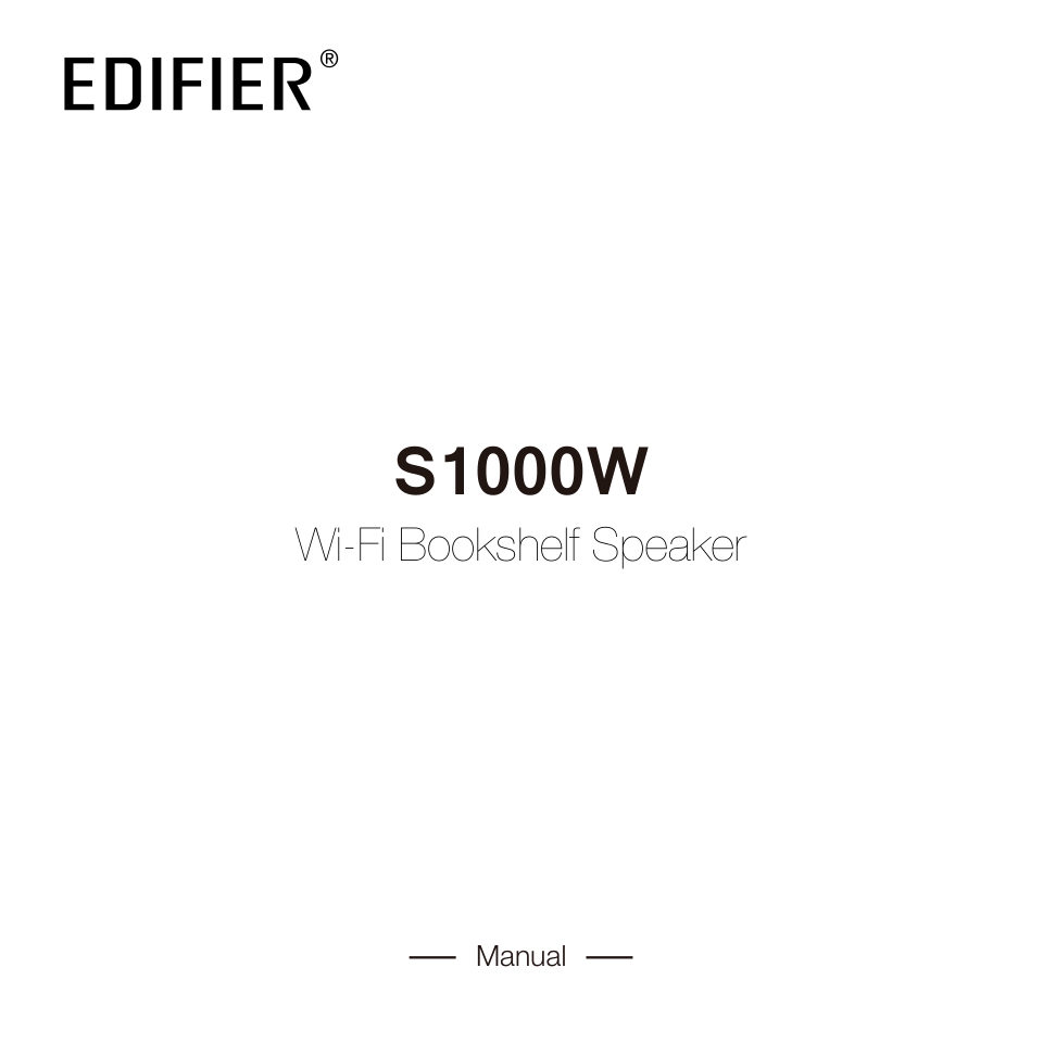 Колонки Edifier S1000W