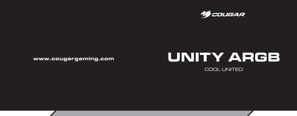 Комплект реверсных вентиляторов Cougar Unity240-RB ARGB [CF-UN240RB-RGB]